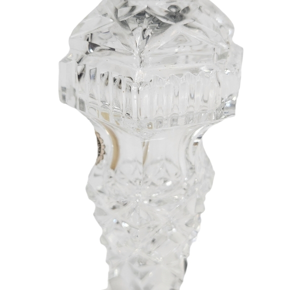 Vintage Handmade Cut Crystal Salt Shaker Made in‎ Germany  N53 - Picture 5 of 13